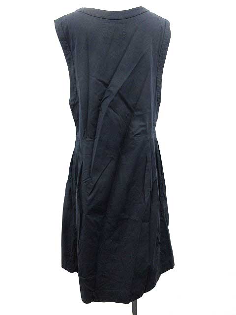 マーガレットハウエル MHL. ワンピース ノースリーブ ロング 2 黒 /YH