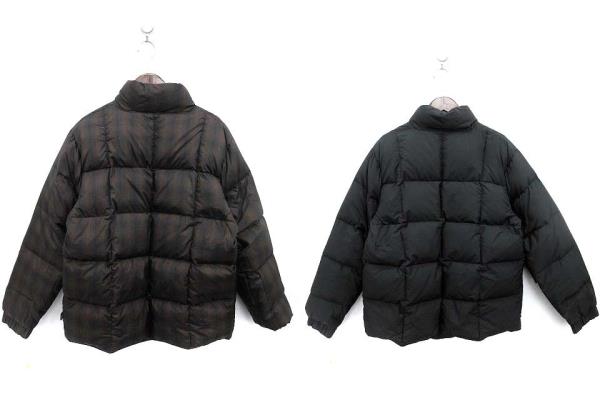 ステューシー STUSSY ダウンジャケット リバーシブル M 茶 黒 /YH  