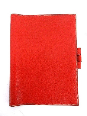 エルメス アジャンダグローブトロッター T刻印 レザー手帳カバー  