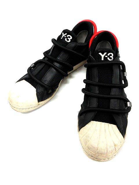 ワイスリー Y-3 アディダス ヨウジヤマモト スニーカー 26.5 黒 V22255