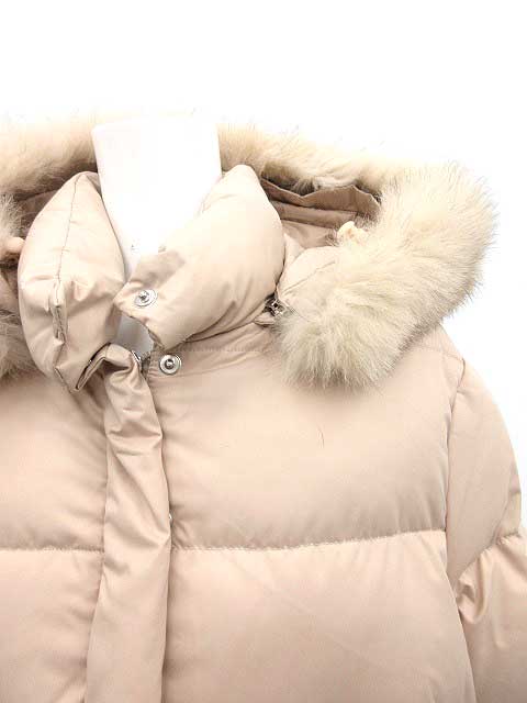 MONCLER フード付きダウンジャケット アイボリー0 MONCLER フード付きダウンジャケット アイボリー0 おしゃれダウン