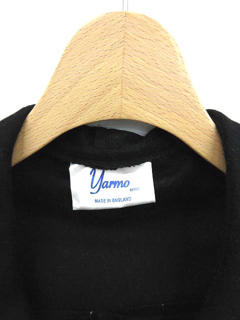 ヤーモ Yarmo ロング コート メルトン フーディー 黒 12aw Ym レディース 081 ベクトルパーク
