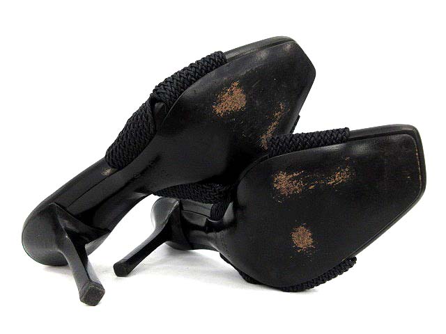 Gucci 黒 ストラップヒールサンダル 36.5 Gucci 黒 ストラップヒールサンダル 36.5 GUCCI BLACK Rubber