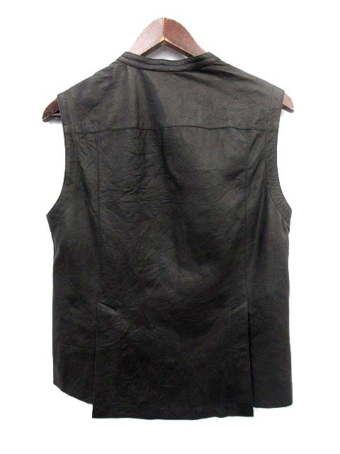 ★美品★ニールバレット/ジレ/ベスト/レザー/50/イタリア/送料無料 ☆美品☆ニールバレット/ジレ/ベスト/レザー/50/イタリア/送料無料