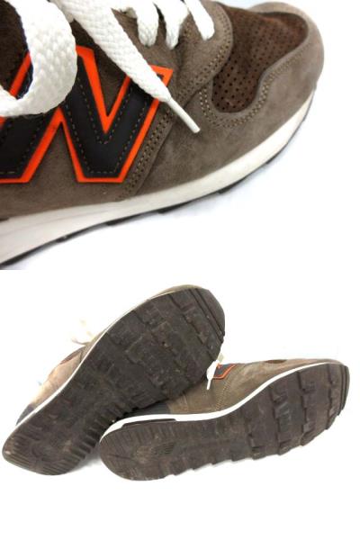 ニューバランス NEW BALANCE スニーカー スエード 27.5 茶
