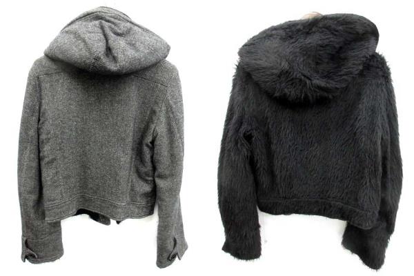 ズッカ Zucca ショートコート リバーシブル ジップアップ ボア フード M グレー 黒 Yh メンズ 081 ベクトルパーク ズッカ Zucca ショートコート リバーシブル ジップアップ ボア フード M グレー 黒 Yh メンズ 081 ベクトルパーク