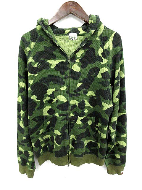 アベイシングエイプ A BATHING APE BAPE パーカー ジップアップ  