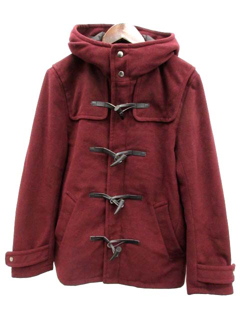 ナノユニバース Nano Universe ダッフルコート M ボルドー Ek メンズ 081 ベクトルパーク