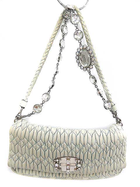 ミュウミュウ miumiu ショルダーバッグ クラッチバッグ 2way  