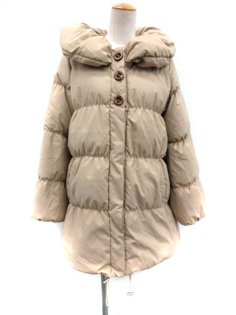 ダブルスタンダードクロージング ダブスタ DOUBLE STANDARD CLOTHING ダウンコート M ベージュ /TK レディース