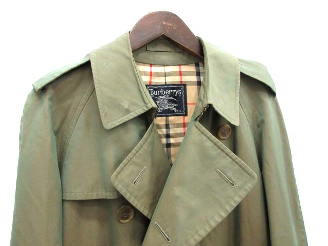 【美品】 BURBERRY トレンチコート バーバリー カーキ 美品✨BURBERRY✨バーバリー トレンチコート ノバチェック