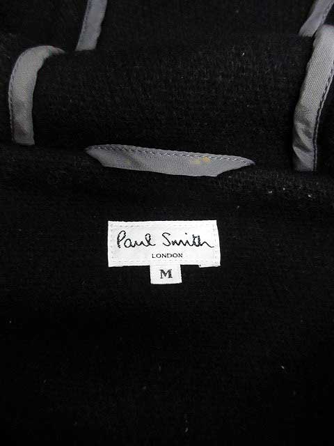 ポールスミス PAUL SMITH ダッフルコート ロング M 黒 /YH ○D メンズ