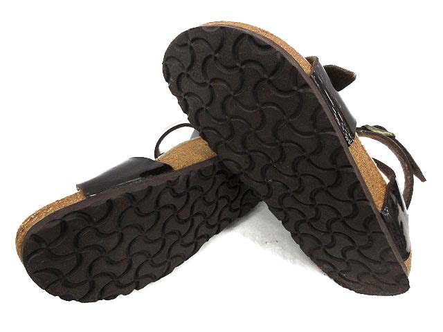 未使用級✨ ビルケンシュトック ティッケル エナメル ストラップ J1643 BIRKENSTOCK ビルケンシュトック エナメル ストラップ サンダル