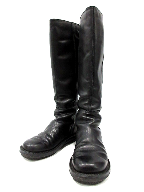 トリッペン trippen ロングブーツ tower ローヒール レザー 37 黒  