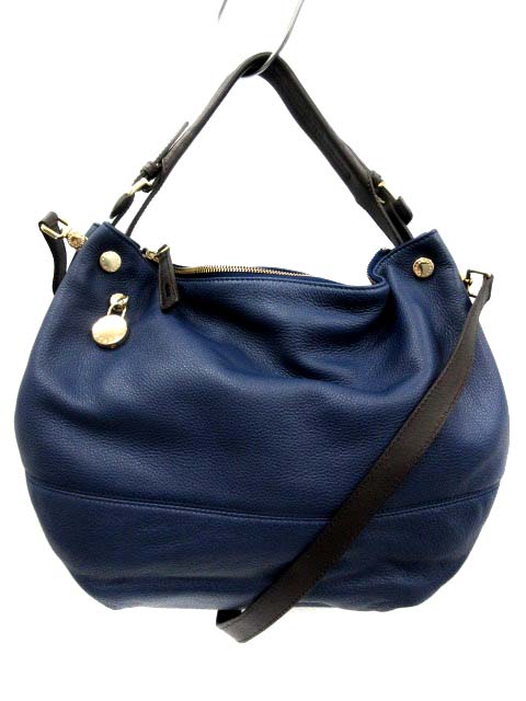 フルラ FURLA トート ショルダーバッグ 2WAY モンマルトル レザー 青 
