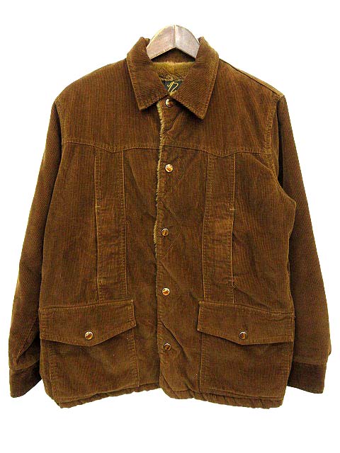 ニードルス Needles コーデュロイ ジャケット ボア S 茶 /☆G メンズ 