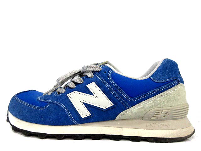 ニューバランス NEW BALANCE ML574VNR スニーカー スエード ナイロン 28.0 青 グレー /☆G ニューバランス NEW BALANCE ML574VNR スニーカー スエード ローカット