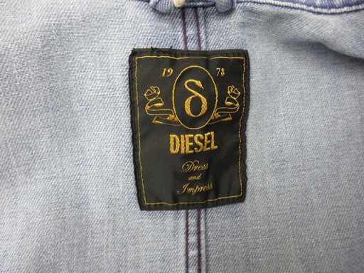 ディーゼル DIESEL デニムジャケット DIESEL】メンズ デニム ジャケット｜テディ付きトラッカー
