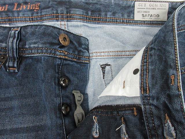 ディーゼル DIESEL SAFADO デニムパンツ ジーンズ ボタンフライ W30L32 