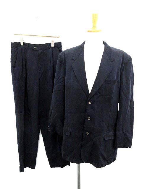 パパス Papas シングルスーツ セットアップ 上下 ジャケット パンツ 