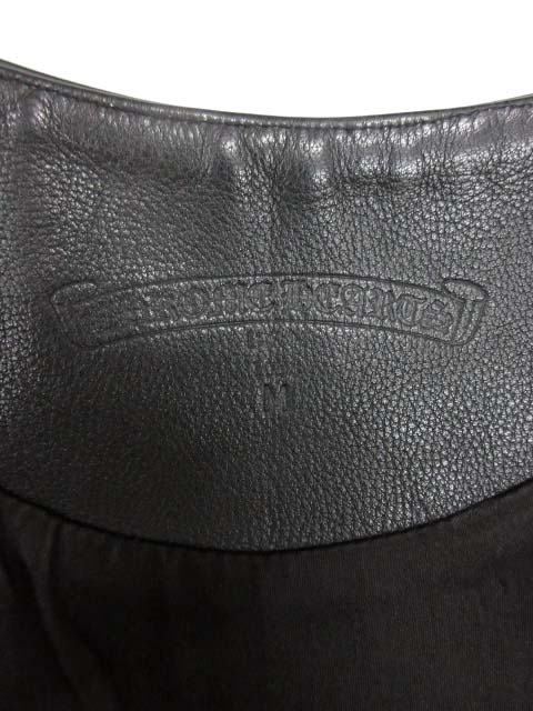 クロムハーツ CHROME HEARTS ベスト レザー クロスボール ボタン