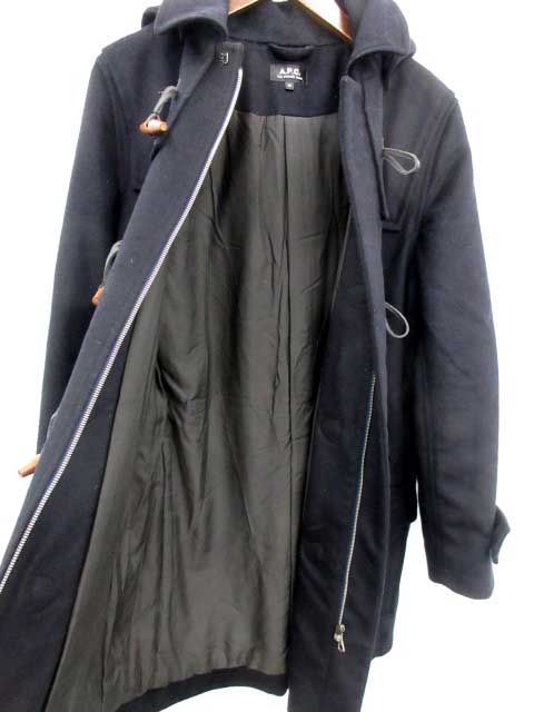 アーペーセー A.P.C. ダッフルコート フード ジップアップ 中綿