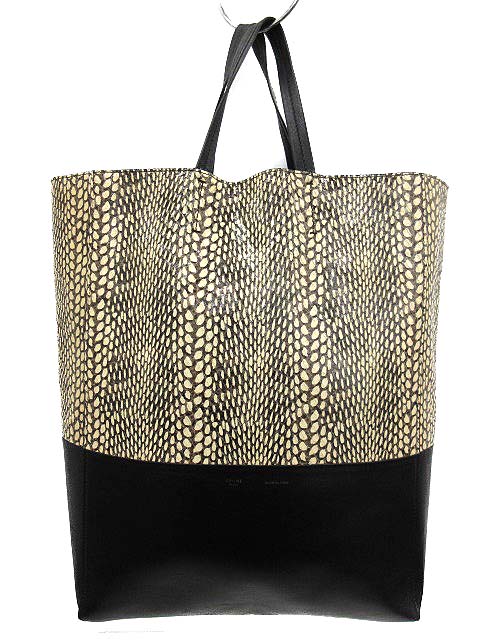 セリーヌ CELINE ホリゾンタルカバ トートバッグ ハンドバッグ レザー  