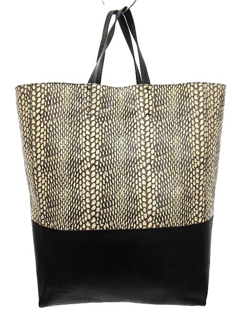 セリーヌ CELINE トート ハンドバッグ ホリゾンタル カバ パイソン  