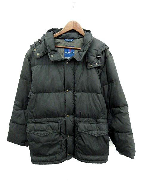 モンクレール MONCLER 青タグ ダウンジャケット コート フード付き 3 