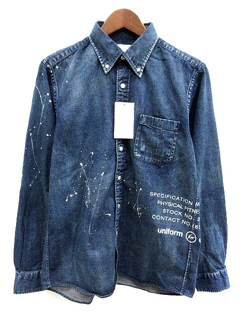 ユニフォームエクスペリメント uniform experiment シャツ デニム 長袖 