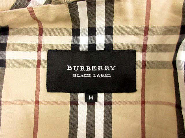 【バーバリーブラックレーベル/BURBERRY】デニムジャケット　チェック　ロゴ 美品✨バーバリーブラックレーベル デニムジャケット ノバ