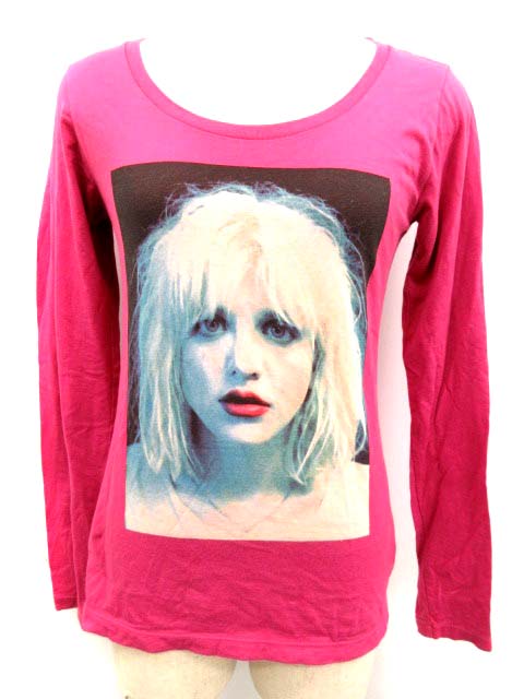 HYSTERIC GLAMOUR ピンク長袖カットソー HYSTERIC GLAMOUR ピンク長袖カットソー