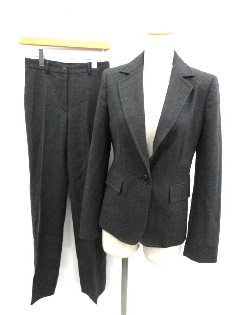 シーケーカルバンクライン Ck Calvin Klein セットアップ 上下 スーツ ジャケット パンツ 2 グレー Ek レディース 081 ベクトルパーク