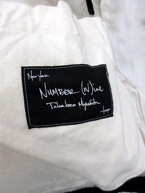 ナンバーナイン NUMBER (N)INE コート ウール A CLOSED FEELING期 2 黒