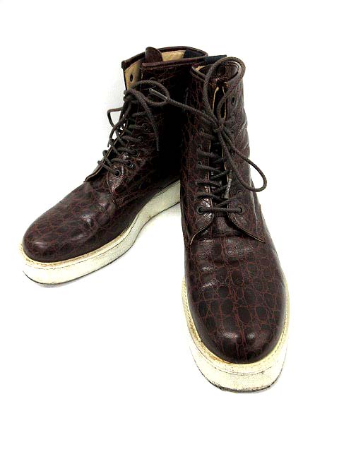 ナンバーナイン NUMBER (N)INE Foot the coacher ブーツ ショート 