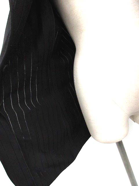 ジョルジオアルマーニ　アンサンブル　ニット　カシミヤ・シルク混　黒　38 ジョルジオアルマーニ アンサンブル ニット カシミヤ・シルク混