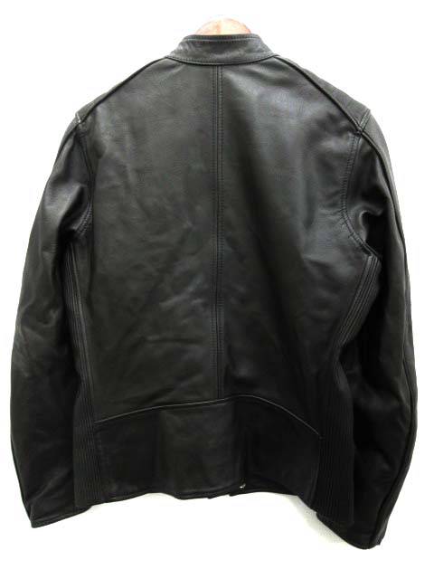 ディーゼル DIESEL シングル ライダースジャケット ラムレザー 羊革 M 