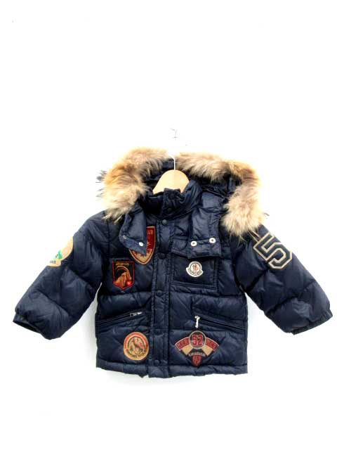 MONCLER キッズダウンコート ファーフード付き MONCLER（モンクレール 