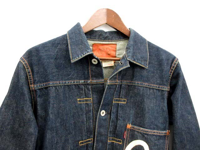 エヴィス EVISU デニムジャケット Gジャン 1213 NO.2 カモメ 38  