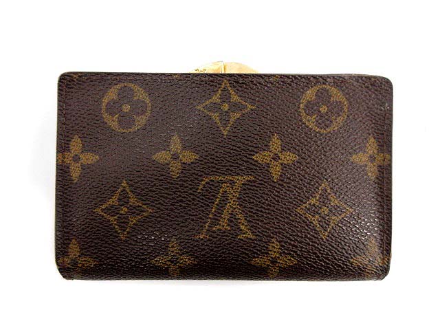 ルイヴィトンがま口ポルトモネビエ ヴィエノワモノグラム財布M61663