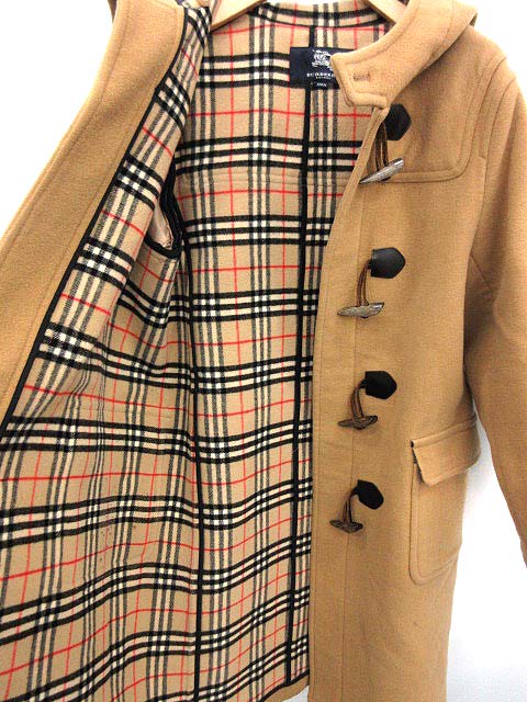 バーバリー BURBERRY キッズ ジュニア ダッフルコート ロング 裏地  