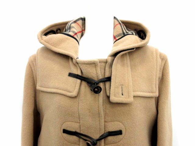 Burberrys ベージュ ダッフルコート バーバリー BURBERRY ダッフルコート ウール ベージュ UK8