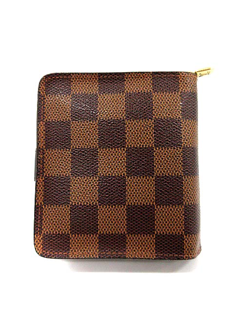 LOUIS VUITTON ダミエ・キャンバス 二つ折り財布N61668 楽天市場】ルイ ヴィトン ダミエ コンパクトジップ 二つ折り財布