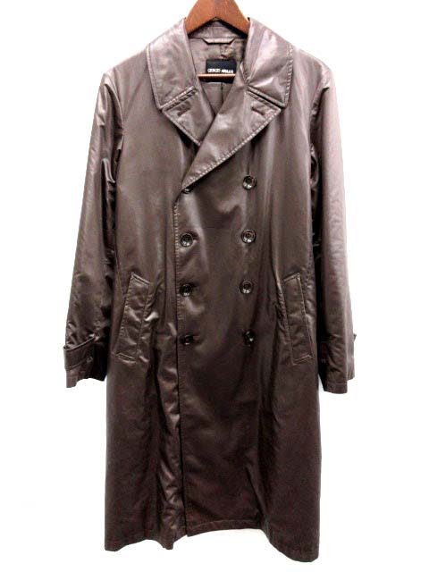 【超美品】エンポリオアルマーニ オーバー ジャケット 中綿ライナートレンチコート EMPORIO ARMANI トレンチコート エンポリオアルマーニ オーバー