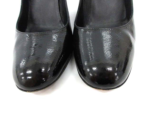 【GUCCI/グッチ】美品 ウェッジ ソール エナメル パンプス 36 1/2 GUCCI グッチ エナメル ハイヒール 36 1/2 23.5cm | REGASTOCK