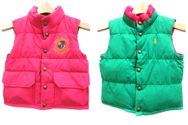 未使用品 ラルフローレン RALPH LAUREN キッズ ダウンベスト 