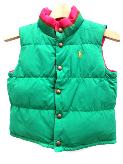 未使用品 ラルフローレン RALPH LAUREN キッズ ダウンベスト 