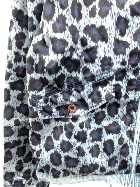 プリティーグリーン Pretty Green ジャケット ジップアップ ヒョウ柄 