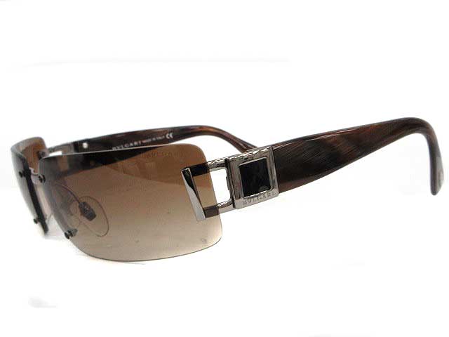 ブルガリ BVLGARI サングラス 62□15-120 茶 626 /YH メンズ 081