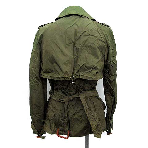 モンクレール MONCLER トレンチコート ショート MORVILLE 0 カーキ /YM